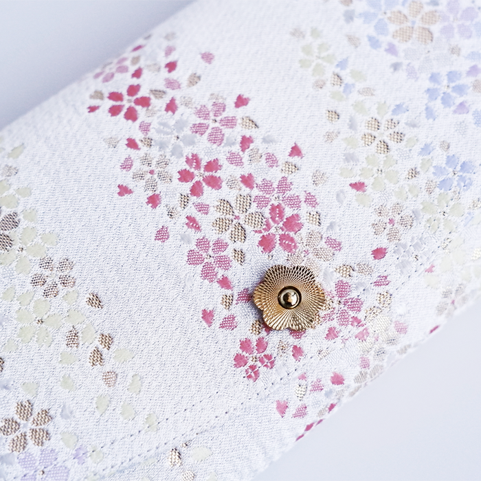 Cathay Snowlit Bloom pen case showing floral design, compact storage for pens and stationery, made by Cathay.