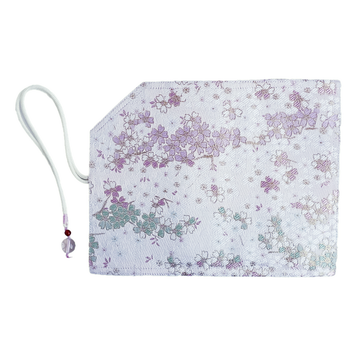 Cathay Snowlit Bloom pen case with floral design, compact storage for pens and stationery, made of durable material.