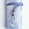 Cathay ShanShui pen case with a traditional Asian landscape design, featuring a sleek, durable exterior and secure zipper closure.