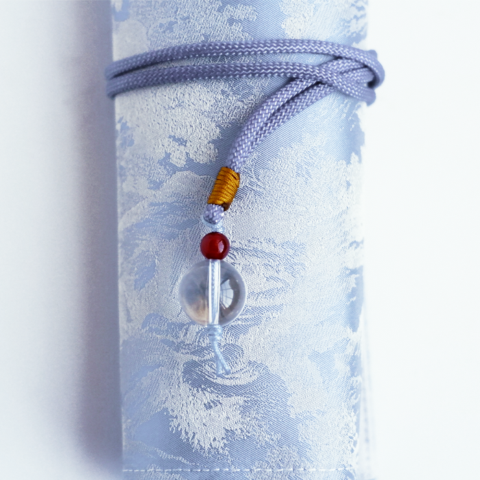 Cathay ShanShui pen case with a traditional Asian landscape design, featuring a sleek, durable exterior and secure zipper closure.