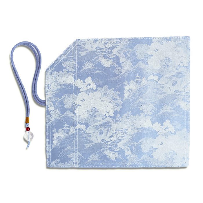 Cathay ShanShui pen case with traditional Chinese landscape design, made of durable fabric, ideal for storing writing instruments.