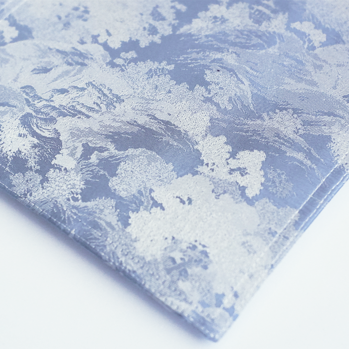 Cathay ShanShui pen case featuring a traditional Chinese landscape design with colorful illustrations and a compact, portable shape.
