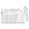 Cathay Snowlit Bloom pen case showing a floral design with a zipper closure, made for storing writing instruments and accessories.