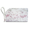 Cathay Snowlit Bloom pen case featuring a floral design with a zipper closure, made of fabric for stylish storage of pens and stationery.