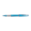 Cleo Skribent blue rollerball pen with sleek design and silver accents, perfect for smooth writing.