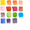 Swatches of Peerless Watercolors' Original 1885 Complete Edition showcasing vibrant watercolor color samples.