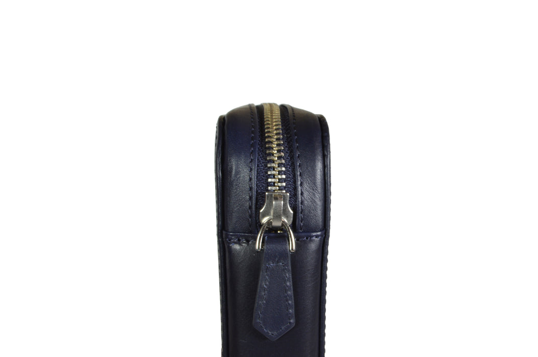 Eng Leather Co. - 4 Slot Leather A6 Pen Case - Navy Blue - Papier Plume