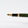 Wahl-Eversharp - Decoband Green Ebonite Chased - Gold Trim - Fountain Pen - Papier Plume
