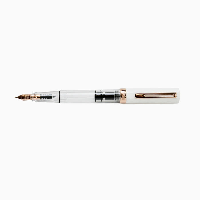 Twsbi - Eco - White RoseGold- Fountain Pen - Papier Plume
