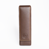 Eng Leather Co. - 2 Pen Hard Case Brown - Papier Plume