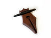 Eng. Leather - Wooden Pen Rest - Papier Plume