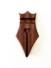 Eng. Leather - Wooden Pen Rest - Papier Plume