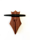 Eng. Leather - Wooden Pen Rest - Papier Plume