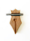 Eng. Leather - Wooden Pen Rest - Papier Plume