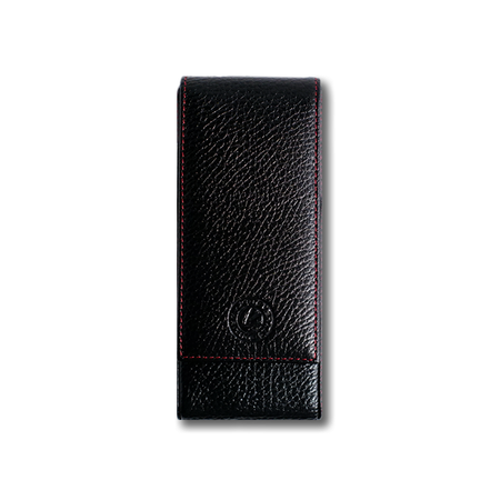 Eng Leather Co. - 3 Pen Hard Case Black - Papier Plume