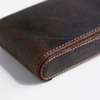 Eng Leather Co. - 3 Pen Hard Case Dark Brown - Papier Plume