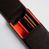 Eng Leather Co. - 3 Pen Hard Case Brown - Papier Plume