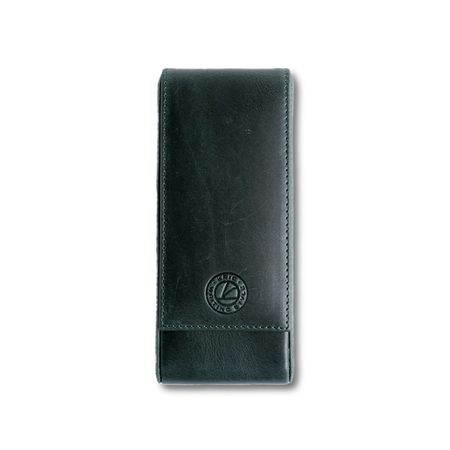 Eng Leather Co. - 3 Pen Hard Case Green - Papier Plume
