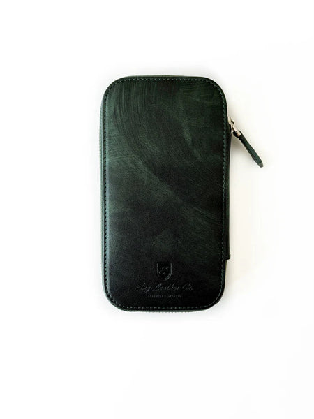 Eng Leather Co. - 3 Slot - Leather Pen Case Aurora Light - Papier Plume