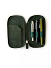 Eng Leather Co. - 3 Slot - Leather Pen Case Aurora Light - Papier Plume
