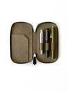 Eng Leather Co. - 3 Slot - Leather Pen Case Aurora Light - Papier Plume