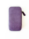 Eng Leather Co. - 3 Slot - Leather Pen Case Light Lavender - Papier Plume