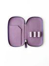 Eng Leather Co. - 3 Slot - Leather Pen Case Light Lavender - Papier Plume