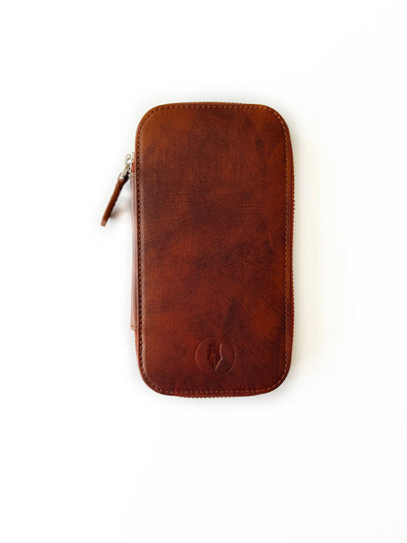 Eng Leather Co. - 3 Slot - Leather Pen Case Mars - Papier Plume