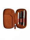 Eng Leather Co. - 3 Slot - Leather Pen Case Mars - Papier Plume