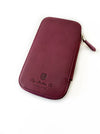Eng Leather Co. - 3 Slot - Leather Pen Case Burgundy - Papier Plume