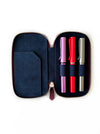 Eng Leather Co. - 3 Slot - Leather Pen Case Burgundy - Papier Plume