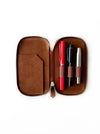 Eng Leather Co. - 3 Slot - Leather Pen Case Toffee - Papier Plume