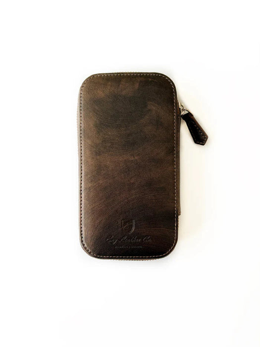 Eng Leather Co. - 3 Slot - Leather Pen Case Galaxy - Papier Plume