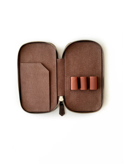Eng Leather Co. - 3 Slot - Leather Pen Case Galaxy - Papier Plume