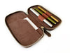 Eng Leather Co. - 3 Slot - Leather Pen Case Galaxy - Papier Plume