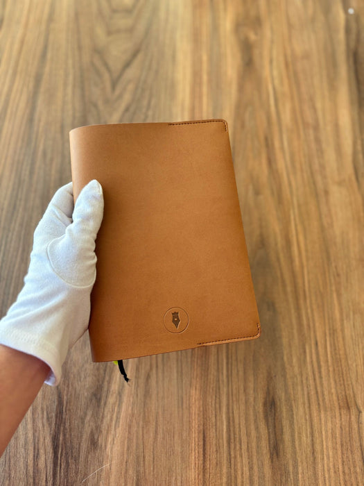 Eng Leather Co. - A5 Size - Apple leather Notebook Cover (Vegan) - Papier Plume