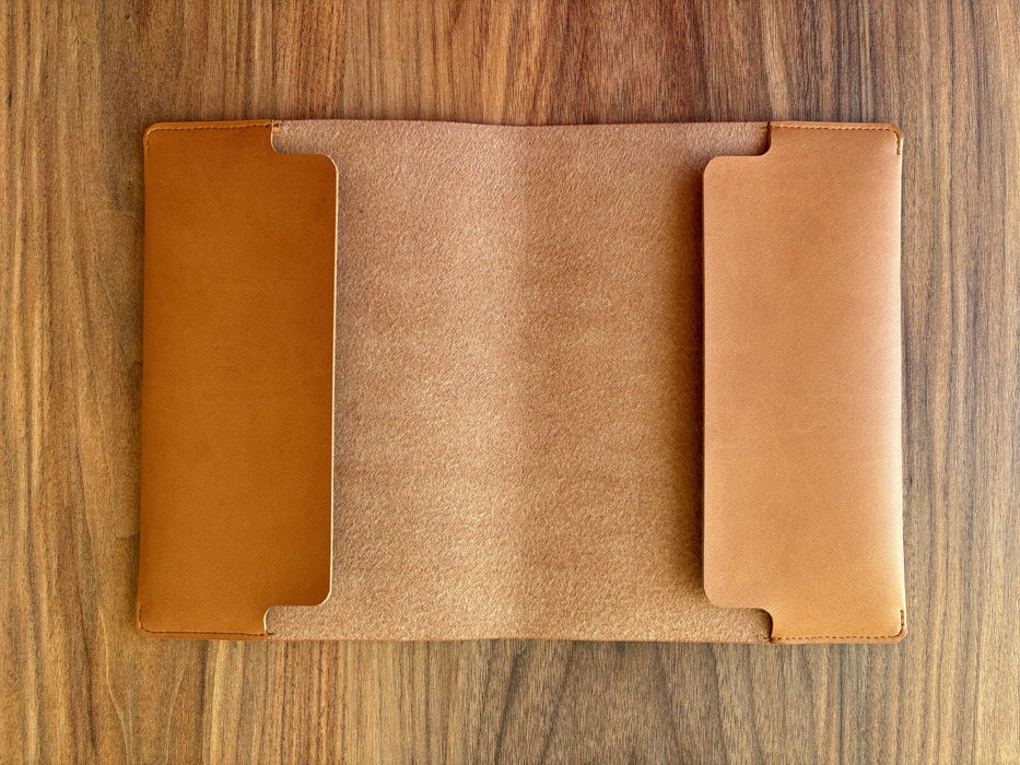 Eng Leather Co. - A5 Size - Apple leather Notebook Cover (Vegan) - Papier Plume