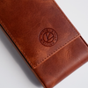 Eng Leather Co. - 3 Pen Hard Case Light Brown - Papier Plume