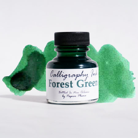 Bottled Calligraphy Inks - Forest Green - Papier Plume