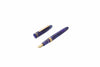 Esterbrook The Rockstar Estie fountain pen with a sleek black design and gold accents, displayed on a white background.