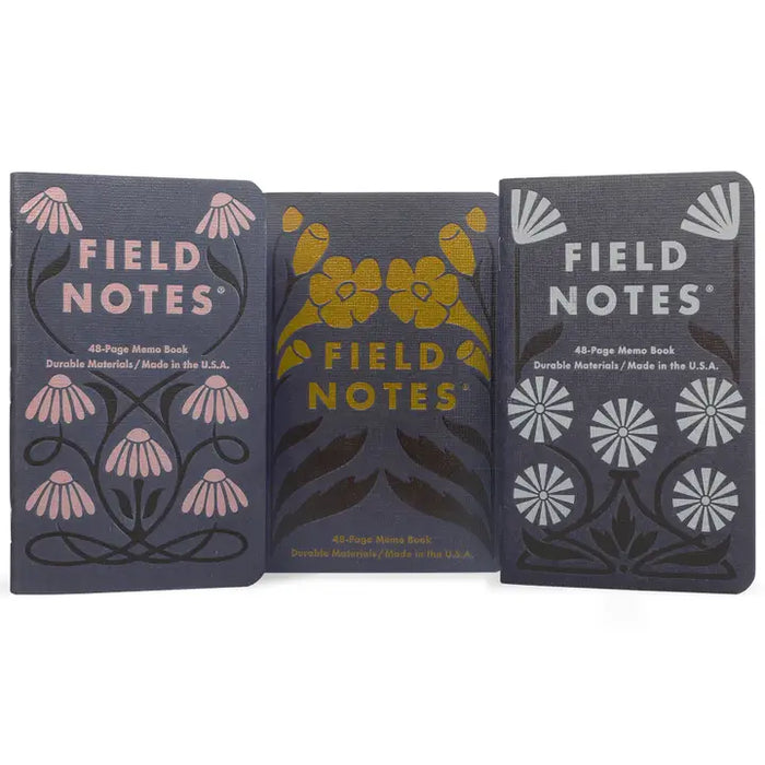 Field Notes - Fall Flowers - Memo Book