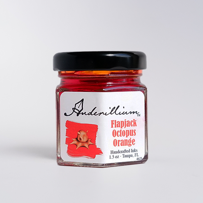 Anderillium - Flapjack Octopus Orange - Fountain Pen Ink - Papier Plume