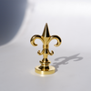 Papier Plume wax seal handles with 8mm screw, featuring decorative Fleur de Lis design for sealing or crafting projects.