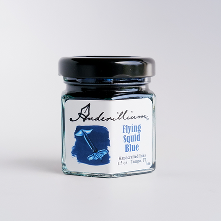 Anderillium - Flying Squid Blue - Fountain Pen Ink - Papier Plume