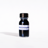 Papier Plume Halcyon Days fountain pen ink in a 15ml glass bottle with a black cap, vibrant ink color visible in the image.