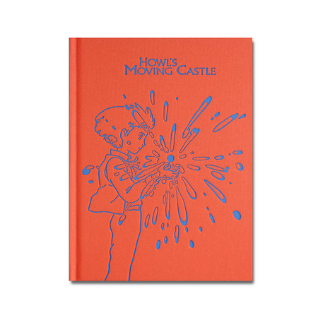 Chronicle Books Studio Ghibli Howl's Moving Castle journal with illustrated cover and lined pages for writing or note-taking.