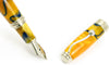 Jean-Pierre Lepine - Indigo Classic Murano - Fountain Pen - Yellow w/ Blue Filet - Papier Plume