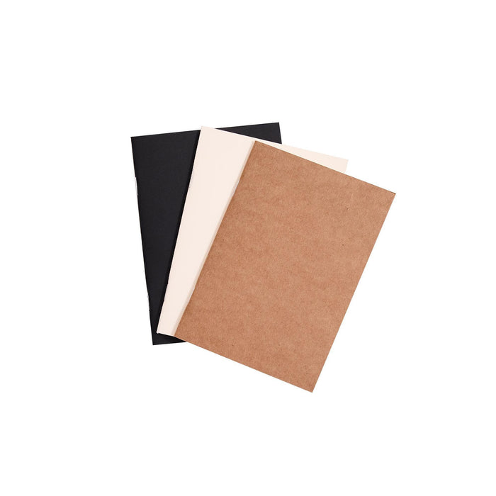 Set of 3 A6 Notebooks - Papier Plume
