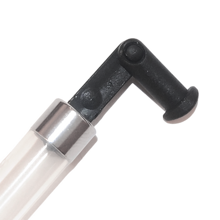 Kaweco mini foldable converter for fountain pens, compact and portable ink filling accessory, shown in black with transparent section