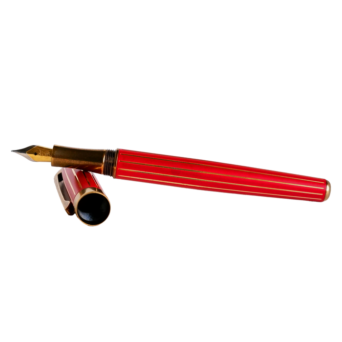 Laban - Antique II - Red - Fountain Pen - Papier Plume